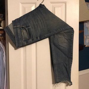 Distressed/Rip look jeans